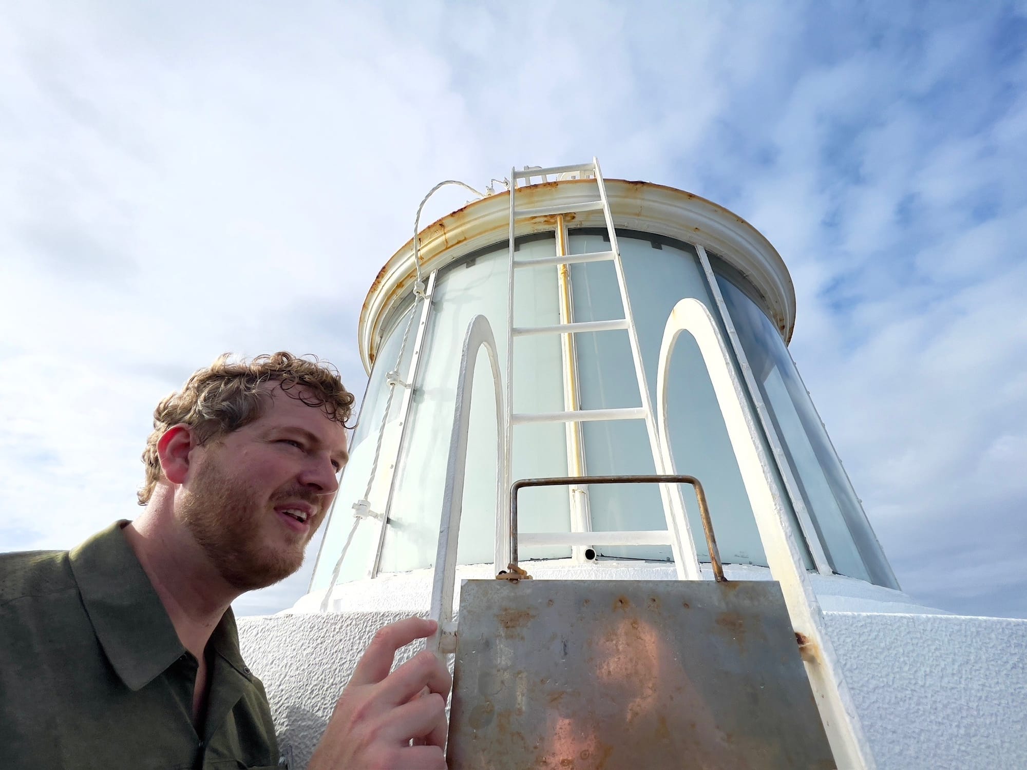 Cape Zanpa Lighthouse, Okinawa, January 14, 2023.