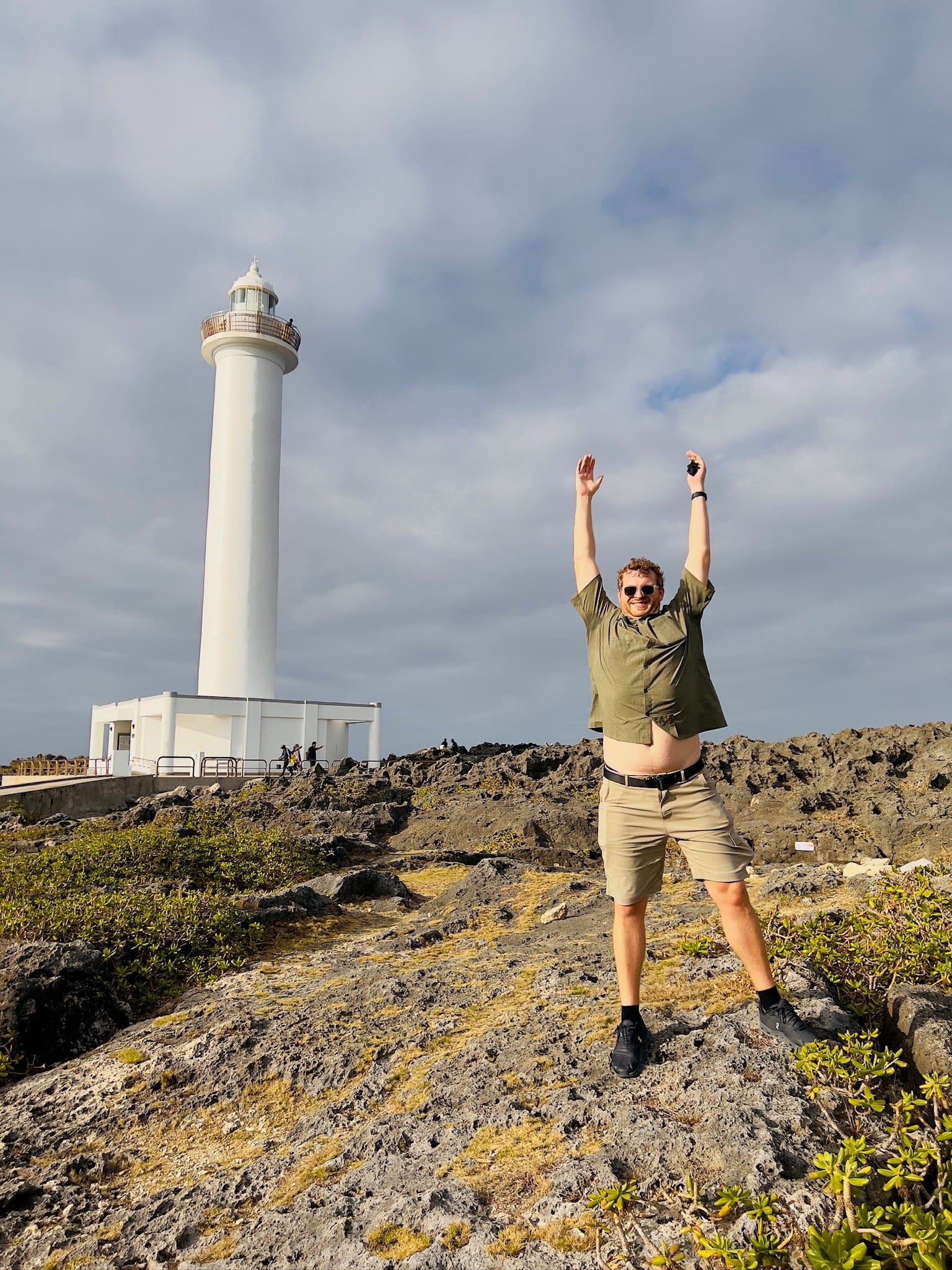 Cape Zanpa Lighthouse, Okinawa, January 14, 2023.
