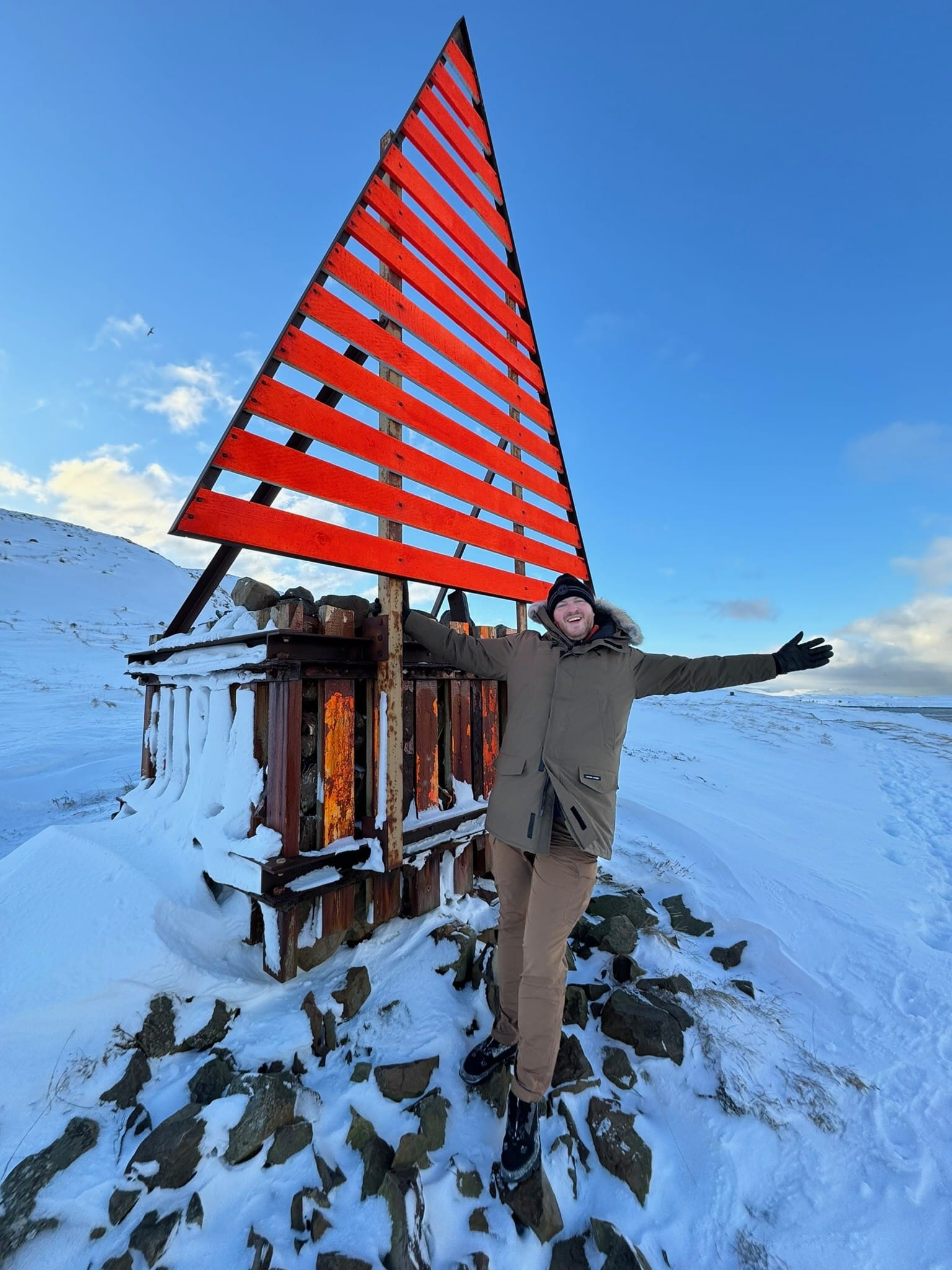 Stykkishólmur, Iceland, January 2022 and February 2024.