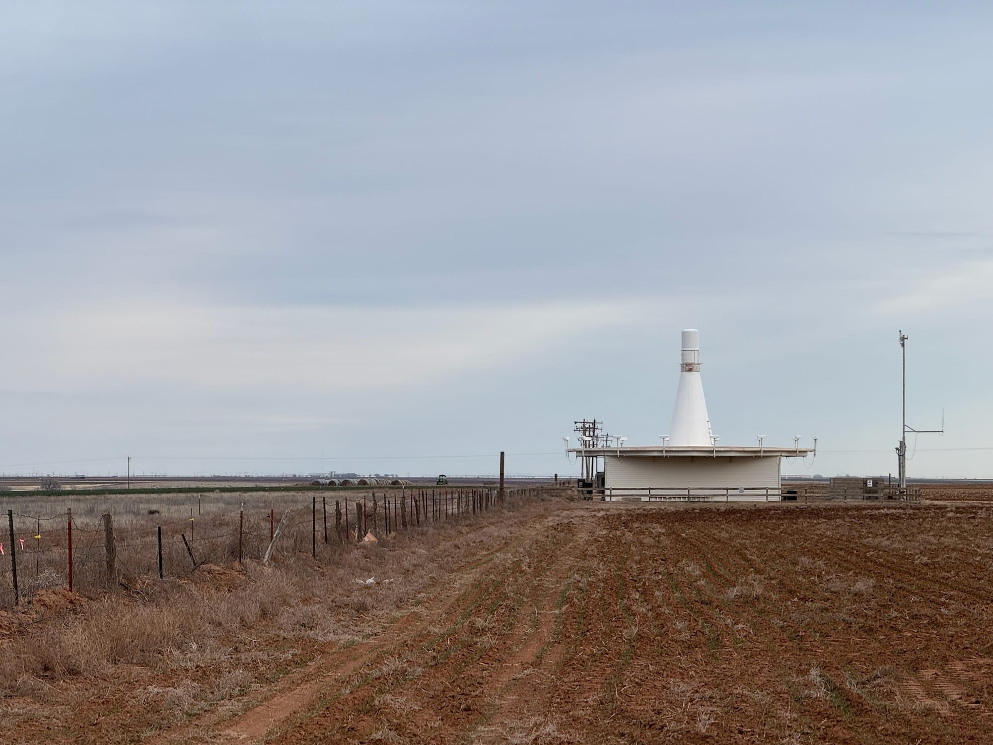 Texico navigation aid near Clovis, January 7, 2025.